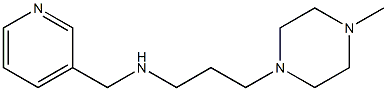 [3-(4-methylpiperazin-1-yl)propyl](pyridin-3-ylmethyl)amine Struktur