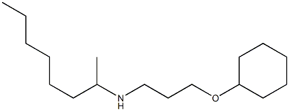 [3-(cyclohexyloxy)propyl](octan-2-yl)amine Struktur