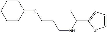 [3-(cyclohexyloxy)propyl][1-(thiophen-2-yl)ethyl]amine Struktur