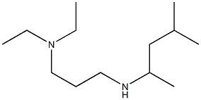 [3-(diethylamino)propyl](4-methylpentan-2-yl)amine Struktur