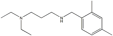 [3-(diethylamino)propyl][(2,4-dimethylphenyl)methyl]amine Struktur