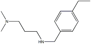 [3-(dimethylamino)propyl][(4-ethylphenyl)methyl]amine Struktur