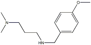 [3-(dimethylamino)propyl][(4-methoxyphenyl)methyl]amine Struktur