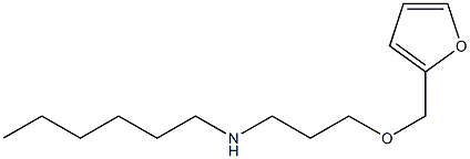 [3-(furan-2-ylmethoxy)propyl](hexyl)amine Struktur