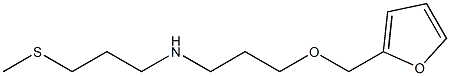 [3-(furan-2-ylmethoxy)propyl][3-(methylsulfanyl)propyl]amine Struktur