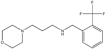 [3-(morpholin-4-yl)propyl]({[2-(trifluoromethyl)phenyl]methyl})amine Struktur