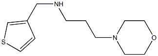 [3-(morpholin-4-yl)propyl](thiophen-3-ylmethyl)amine Struktur