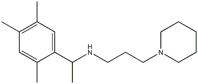 [3-(piperidin-1-yl)propyl][1-(2,4,5-trimethylphenyl)ethyl]amine Struktur