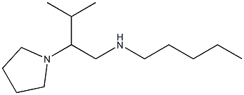 [3-methyl-2-(pyrrolidin-1-yl)butyl](pentyl)amine Struktur