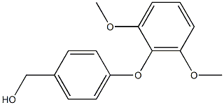 [4-(2,6-dimethoxyphenoxy)phenyl]methanol Struktur