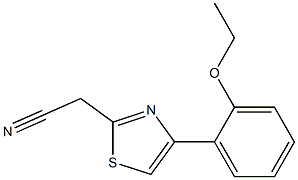 [4-(2-ethoxyphenyl)-1,3-thiazol-2-yl]acetonitrile Struktur