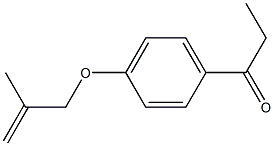 1-{4-[(2-methylprop-2-en-1-yl)oxy]phenyl}propan-1-one Struktur