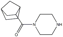 1-{bicyclo[2.2.1]heptan-2-ylcarbonyl}piperazine Struktur