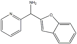 1-benzofuran-2-yl(pyridin-2-yl)methanamine Struktur