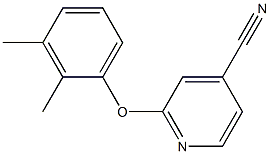 2-(2,3-dimethylphenoxy)isonicotinonitrile Struktur