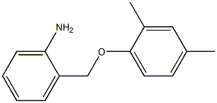 2-(2,4-dimethylphenoxymethyl)aniline Struktur