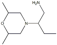 2-(2,6-dimethylmorpholin-4-yl)butan-1-amine Struktur