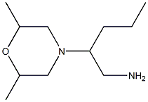 2-(2,6-dimethylmorpholin-4-yl)pentan-1-amine Struktur