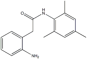 2-(2-aminophenyl)-N-(2,4,6-trimethylphenyl)acetamide Struktur