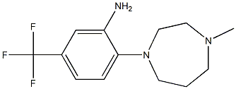 2-(4-methyl-1,4-diazepan-1-yl)-5-(trifluoromethyl)aniline Struktur