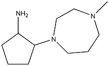 2-(4-methyl-1,4-diazepan-1-yl)cyclopentan-1-amine Struktur