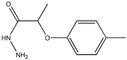 2-(4-methylphenoxy)propanehydrazide Struktur