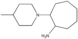 2-(4-methylpiperidin-1-yl)cycloheptanamine Struktur