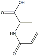 2-(acryloylamino)propanoic acid Struktur