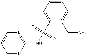 2-(aminomethyl)-N-pyrimidin-2-ylbenzenesulfonamide Struktur