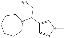 2-(azepan-1-yl)-2-(1-methyl-1H-pyrazol-4-yl)ethan-1-amine Struktur