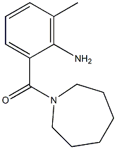 2-(azepan-1-ylcarbonyl)-6-methylaniline Struktur