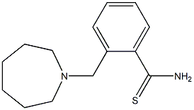 2-(azepan-1-ylmethyl)benzenecarbothioamide Struktur