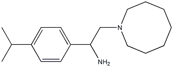 2-(azocan-1-yl)-1-[4-(propan-2-yl)phenyl]ethan-1-amine Struktur