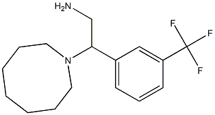 2-(azocan-1-yl)-2-[3-(trifluoromethyl)phenyl]ethan-1-amine Struktur