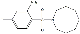 2-(azocane-1-sulfonyl)-5-fluoroaniline Struktur