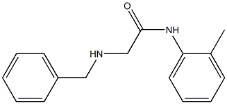 2-(benzylamino)-N-(2-methylphenyl)acetamide Struktur