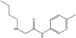 2-(butylamino)-N-(4-methylphenyl)acetamide Struktur