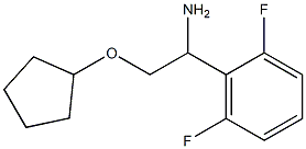 2-(cyclopentyloxy)-1-(2,6-difluorophenyl)ethanamine Struktur