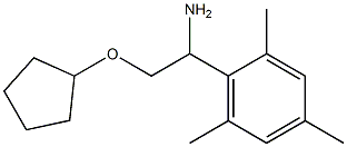 2-(cyclopentyloxy)-1-mesitylethanamine Struktur