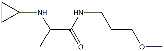 2-(cyclopropylamino)-N-(3-methoxypropyl)propanamide Struktur