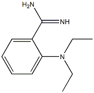 2-(diethylamino)benzene-1-carboximidamide Struktur