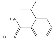 2-(dimethylamino)-N'-hydroxybenzene-1-carboximidamide Struktur