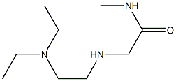 2-{[2-(diethylamino)ethyl]amino}-N-methylacetamide Struktur