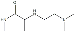 2-{[2-(dimethylamino)ethyl]amino}-N-methylpropanamide Struktur