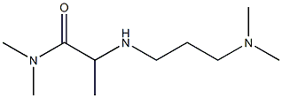 2-{[3-(dimethylamino)propyl]amino}-N,N-dimethylpropanamide Struktur