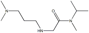 2-{[3-(dimethylamino)propyl]amino}-N-methyl-N-(propan-2-yl)acetamide Struktur