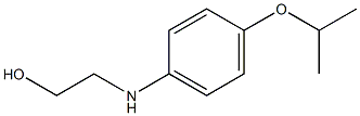 2-{[4-(propan-2-yloxy)phenyl]amino}ethan-1-ol Struktur