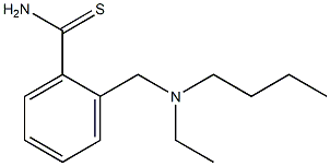 2-{[butyl(ethyl)amino]methyl}benzenecarbothioamide Struktur