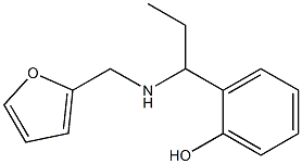 2-{1-[(2-furylmethyl)amino]propyl}phenol Struktur