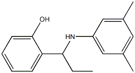 2-{1-[(3,5-dimethylphenyl)amino]propyl}phenol Struktur